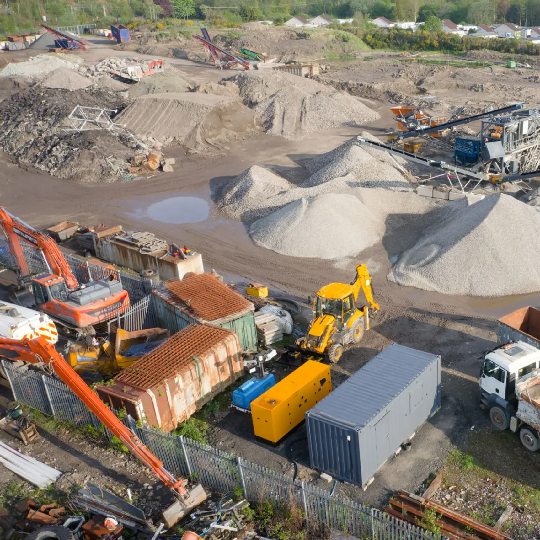 Mining and raw material transportation